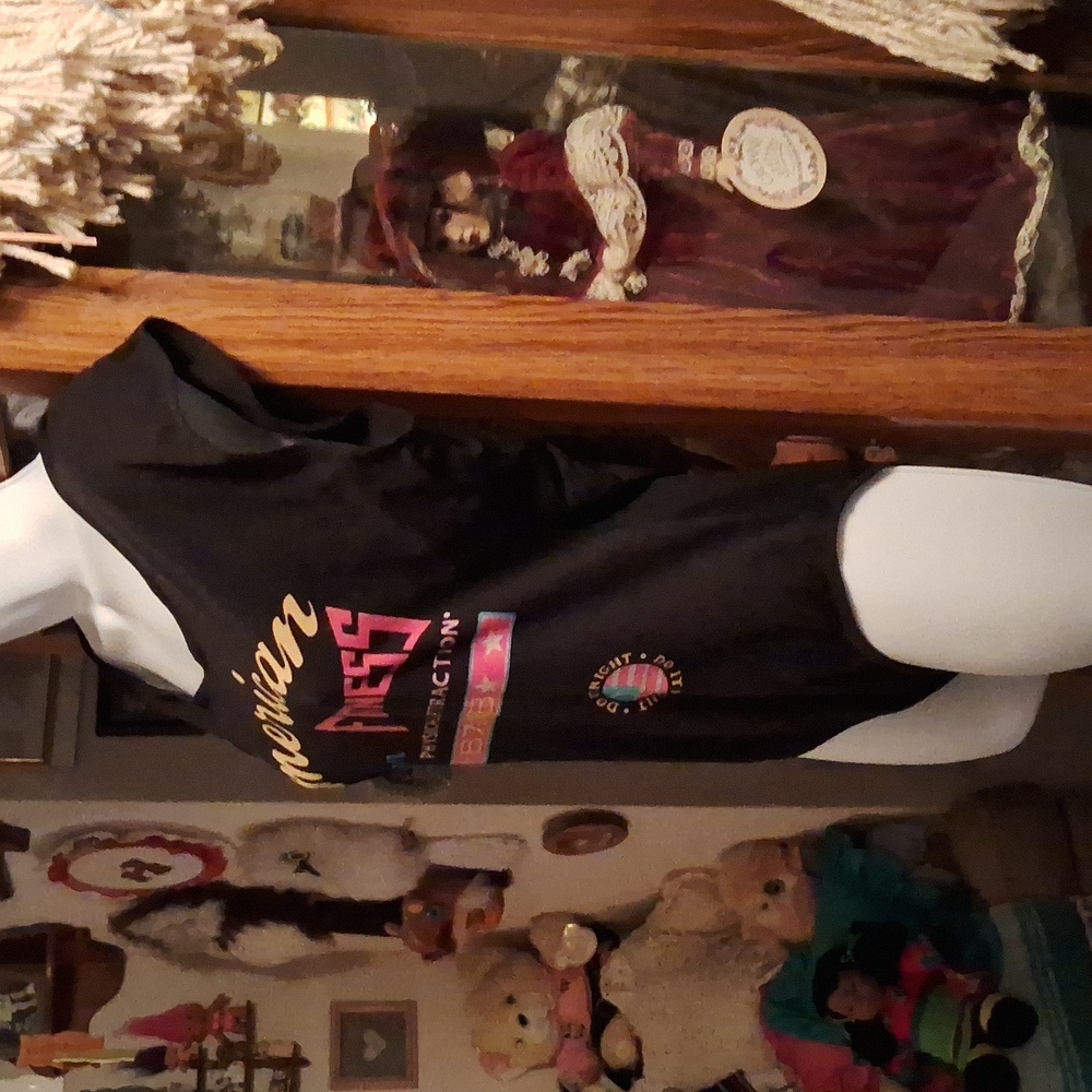 Vintage 80's,Black Bodysuit/Leotard /Vivid,Hot Pink,Blue,Gold & Purple Detail💥 - Picture 5 of 7